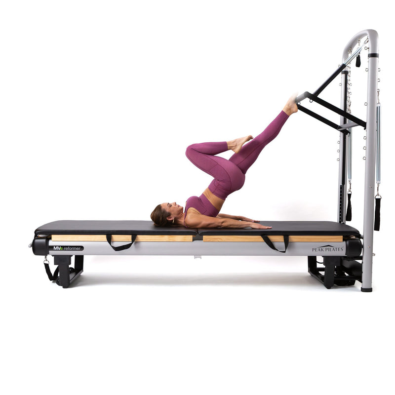 Peak Pilates MVe reformer and tower apparatus
