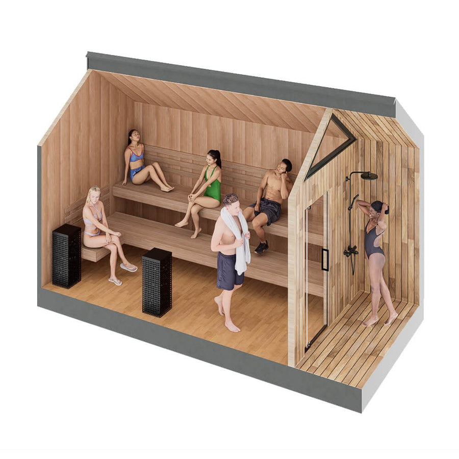Sweaty Yeti Sauna Max for commercial gym and recovery studio sauna guide