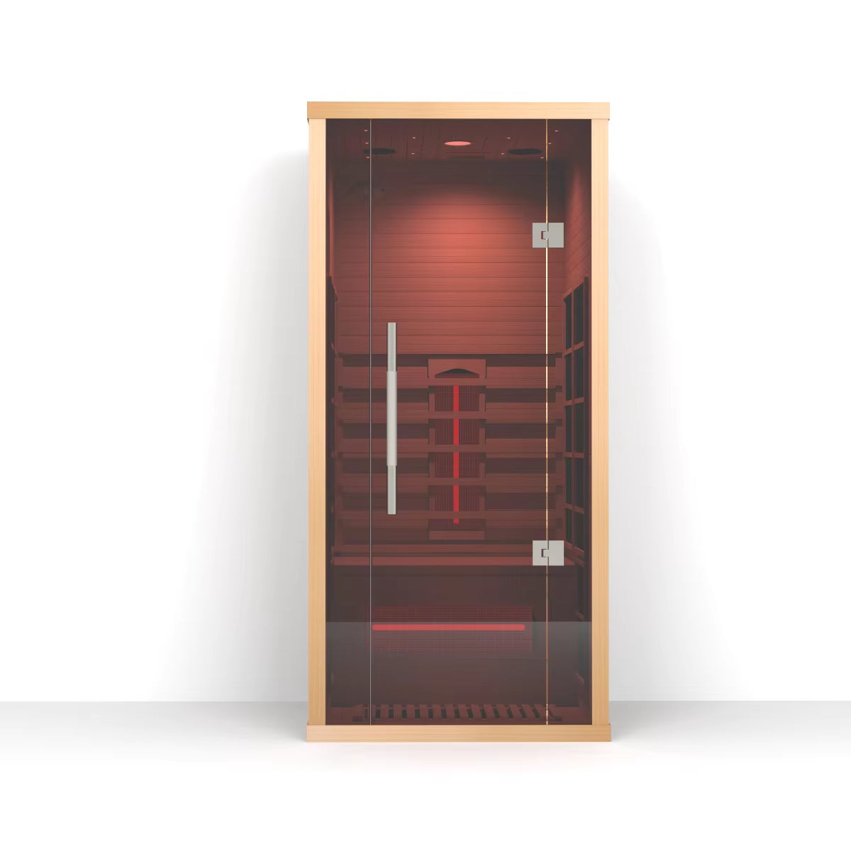 Lumin Infrared Sauna One for home sauna space planning guide