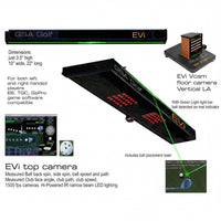 VisTrak EVi Ceiling-Mounted Golf Launch Monitor, Dual Camera