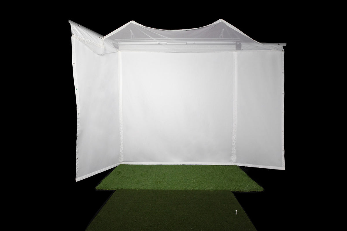 HomeCourse ProScreen 180 Retractable Golf Simulator Enclosure