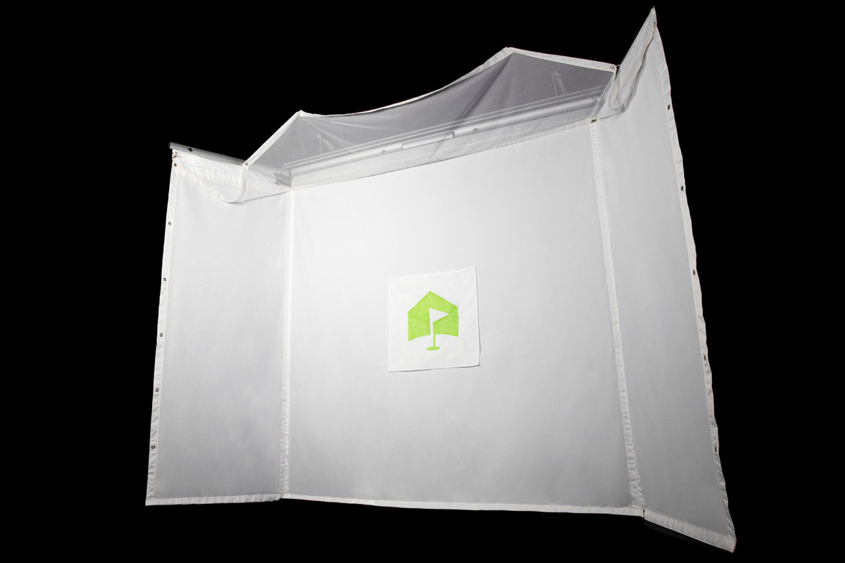 HomeCourse ProScreen 180 Retractable Golf Simulator Enclosure