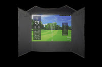 HomeCourse ProScreen 180 Retractable Golf Simulator Enclosure