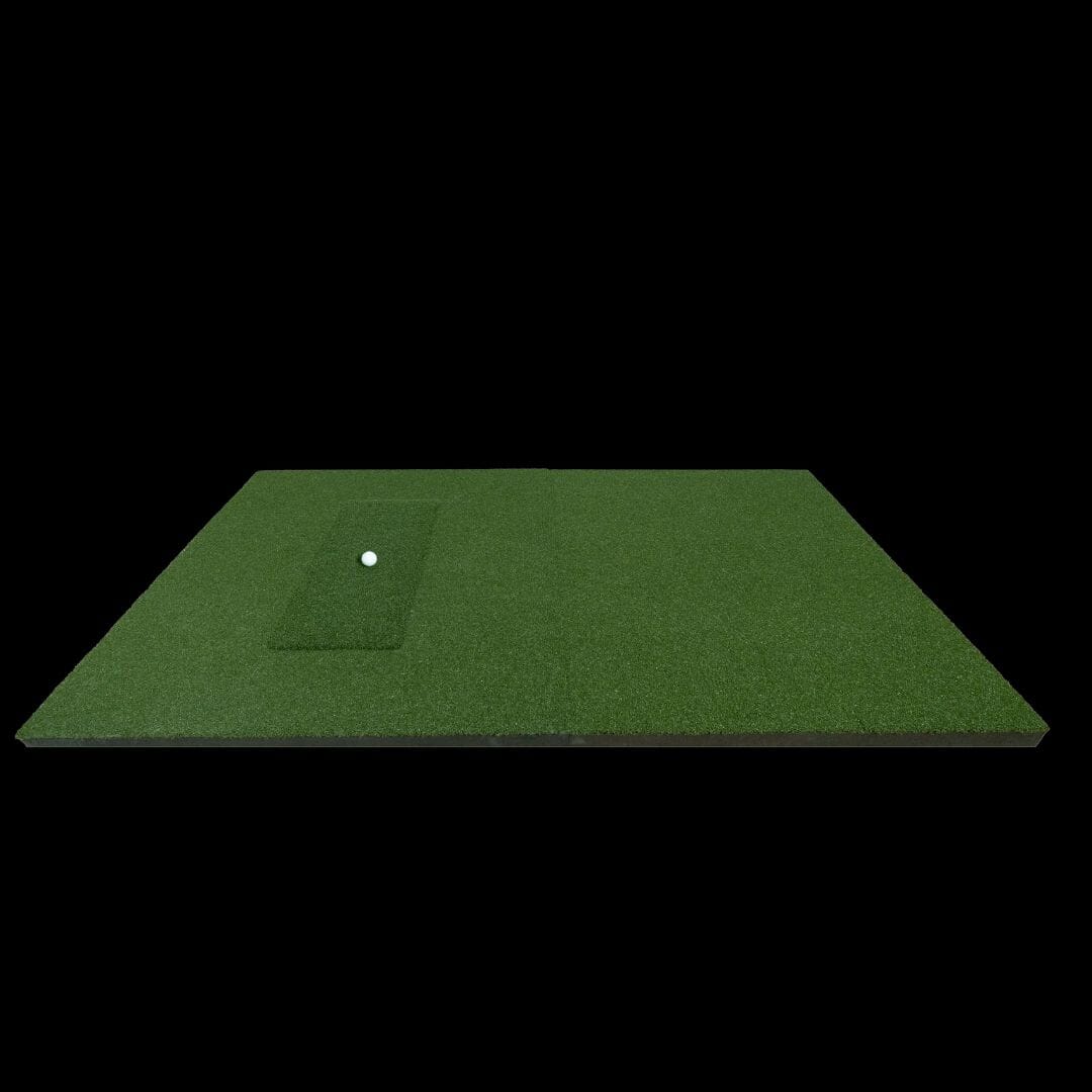 SigPro 4x7 Golf Simulator Hitting Mat — 4ft x 7ft, Premium Indoor Golf Mat, Compact, Tee Line