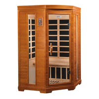 Dynamic Heming 2 Person Corner Low EMF FAR Infrared Sauna (DYN-6225-02)