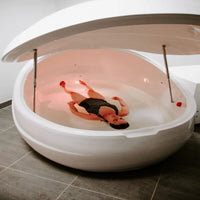 Dreampod V2 Float Pod interior in use