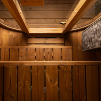 Auris One Luxury Outdoor Cedar Sauna — additional view