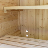 Auris One Luxury Outdoor Cedar Sauna — additional view