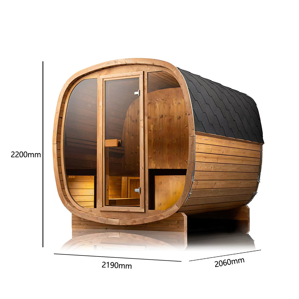 Auris Two Luxury Outdoor Cedar Sauna