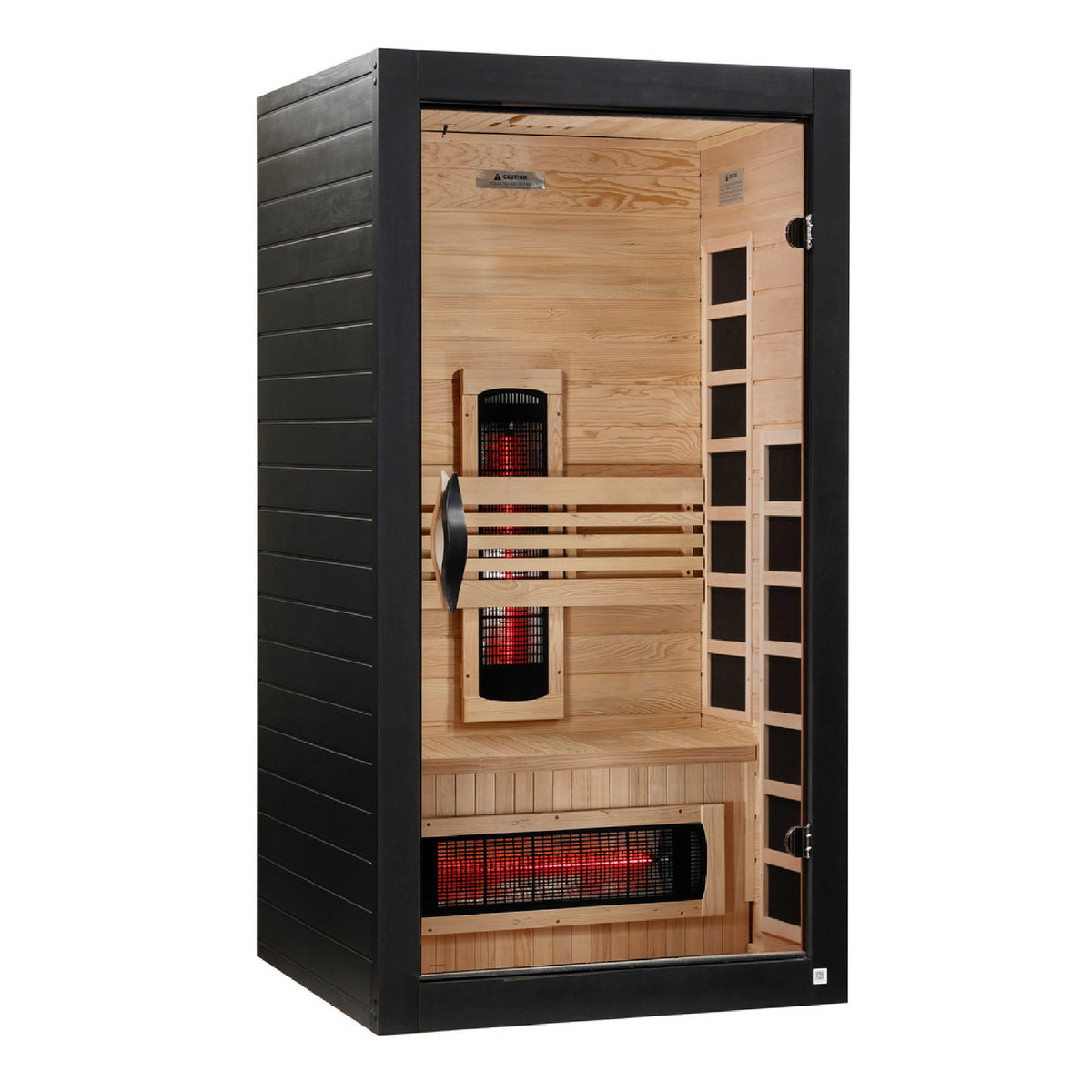 Dynamic Santorini 1-2 Person Full Spectrum Near Zero EMF Sauna (DYN-6009-03 FS)