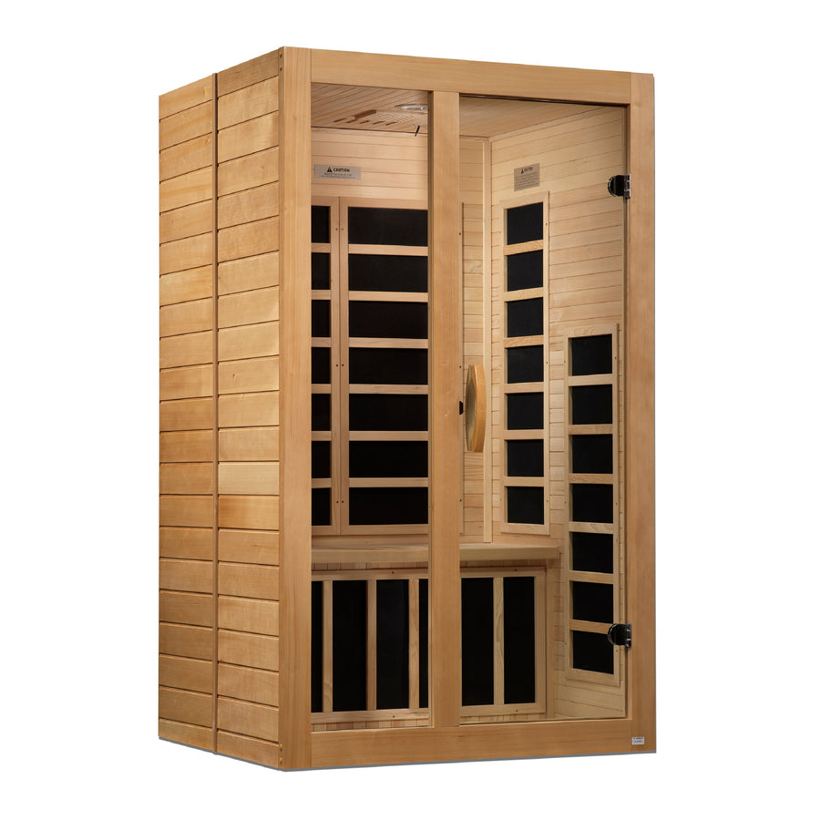 Dynamic Santiago 2 Person Low EMF FAR Infrared Sauna (DYN-6209-01)
