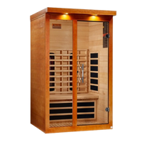 Dynamic Llumeneres 2 Person Full Spectrum Nero Zero EMF Sauna (DYN-6215-03 FS)