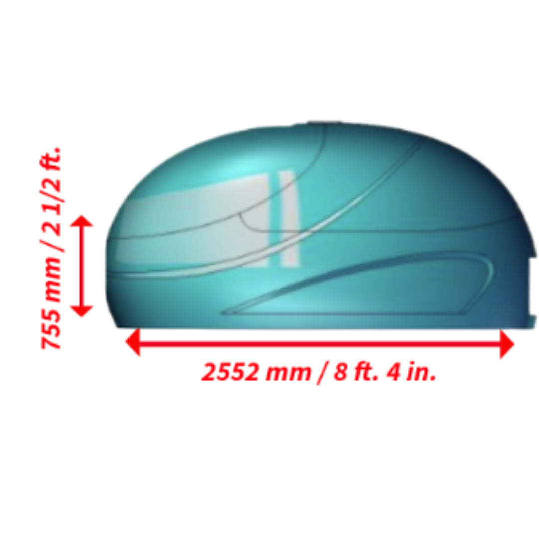 Dreampod V2 Float Pod dimensions