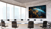 Optoma FHDC135 135 Inch All-in-One dvLED Display — LED Video Wall, No Projection Needed, Golf Simulator