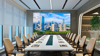 Optoma FHDC135 135 Inch All-in-One dvLED Display — LED Video Wall, No Projection Needed, Golf Simulator