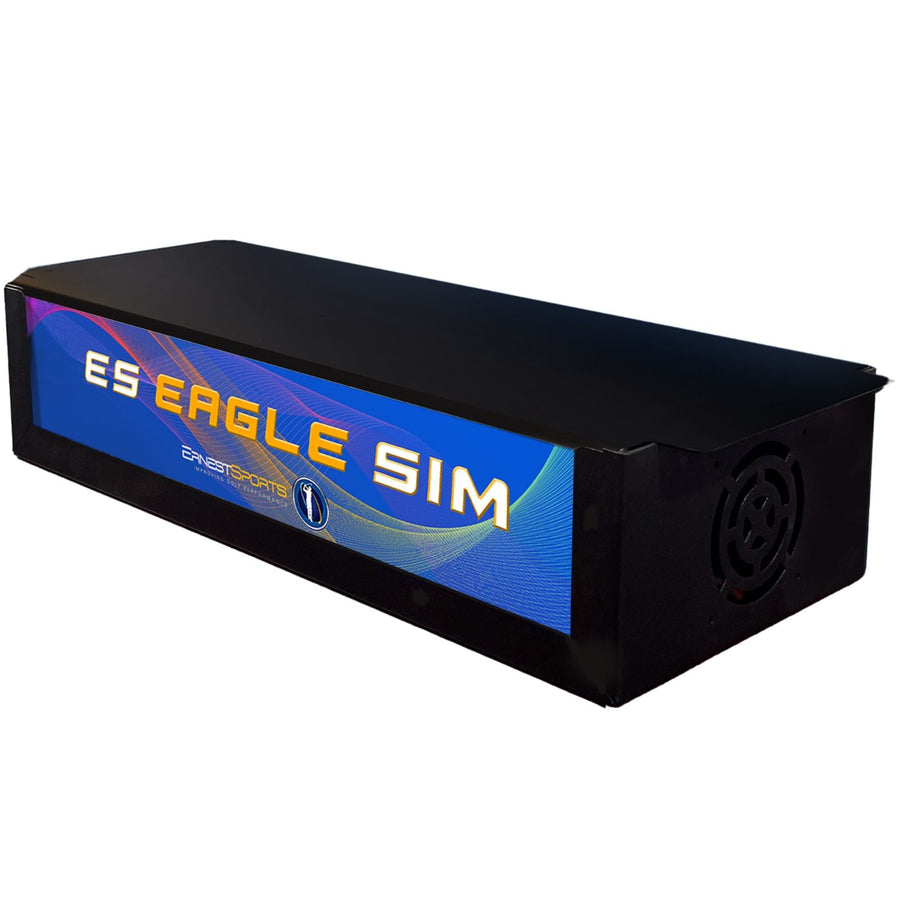 Ernest Sports ES Eagle Sim ceiling mounted golf launch monitor