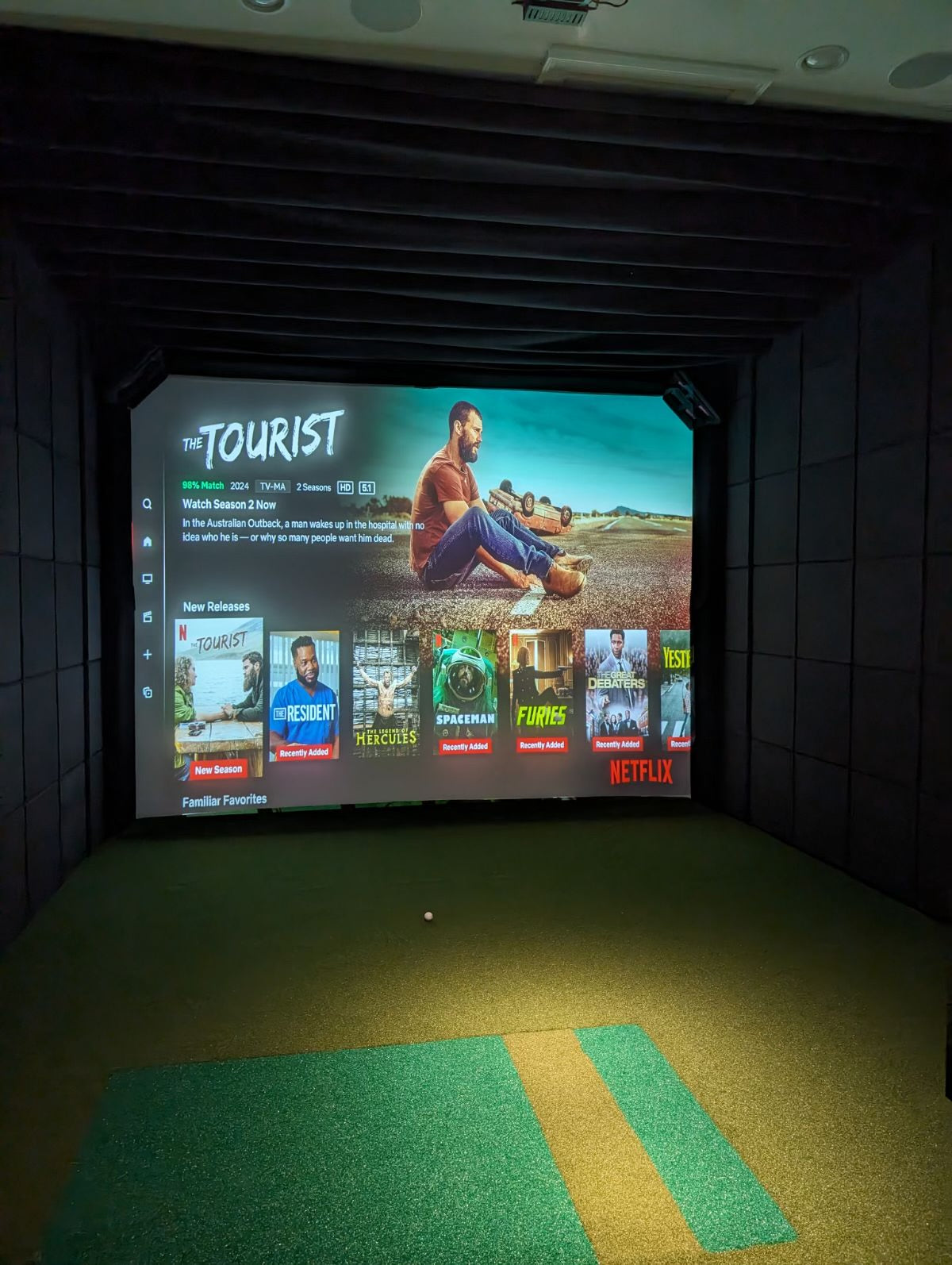 HD Golf 4:3 Golf Simulator for Home & Commercial Use