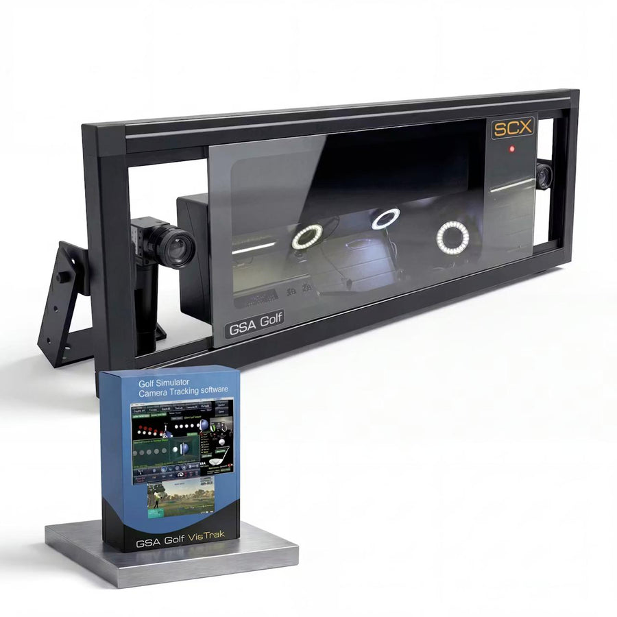 GSA Golf VisTrak SCX Pro Golf Launch Monitor — Stereo Camera, 3000fps