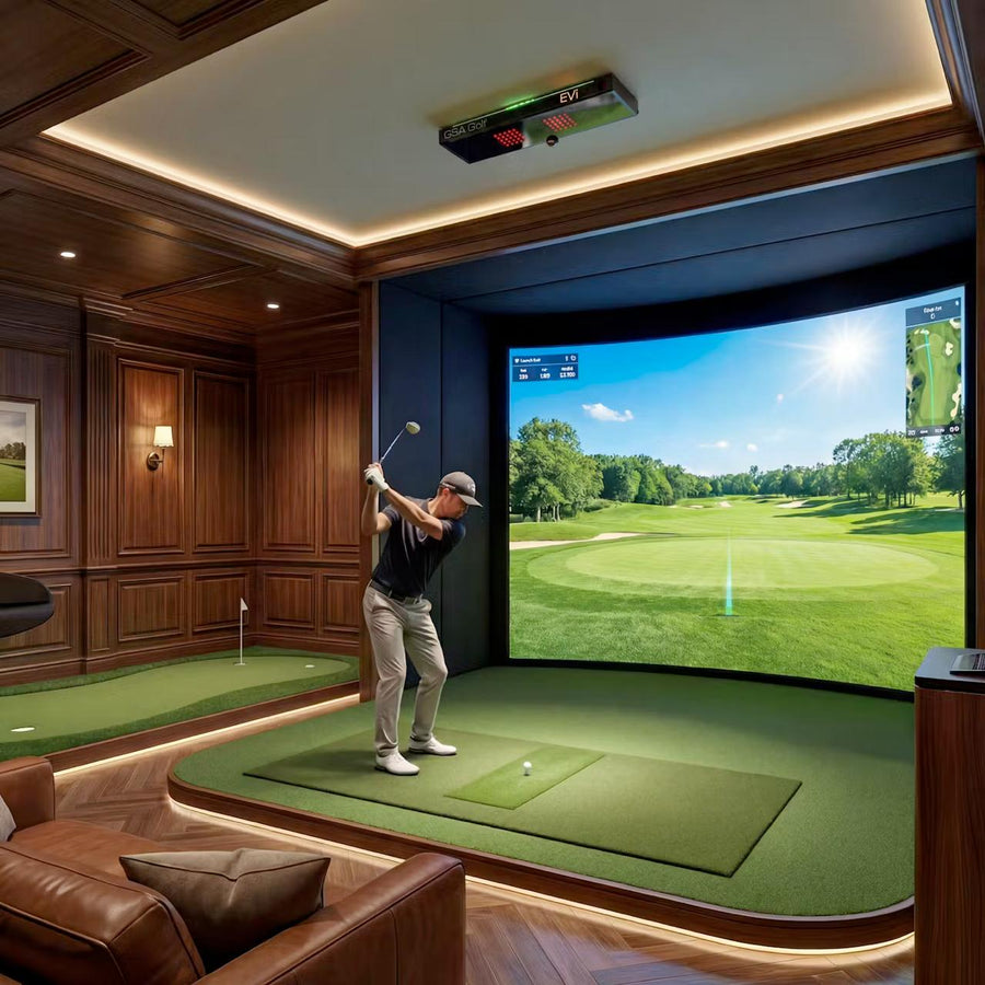 GSA Golf VisTrak EVi Golf Launch Monitor — Ceiling-Mounted, 3D Swing Analysis