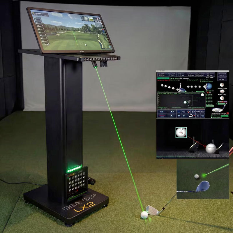 GSA Golf VisTrak LX2 Golf Launch Monitor — Floor-Mounted, Home Simulator