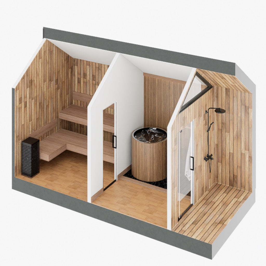 Sweaty Yeti Sauna Plus Barrel Plunge — Sauna & Plunge Suite — view 2