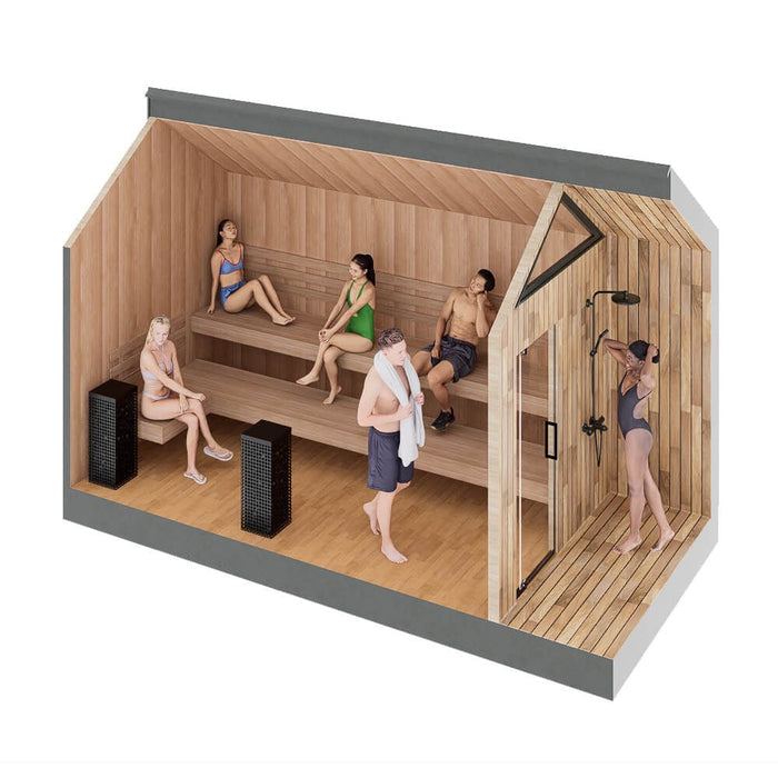 Sweaty Yeti Sauna Max — 8–12 Person — view 1