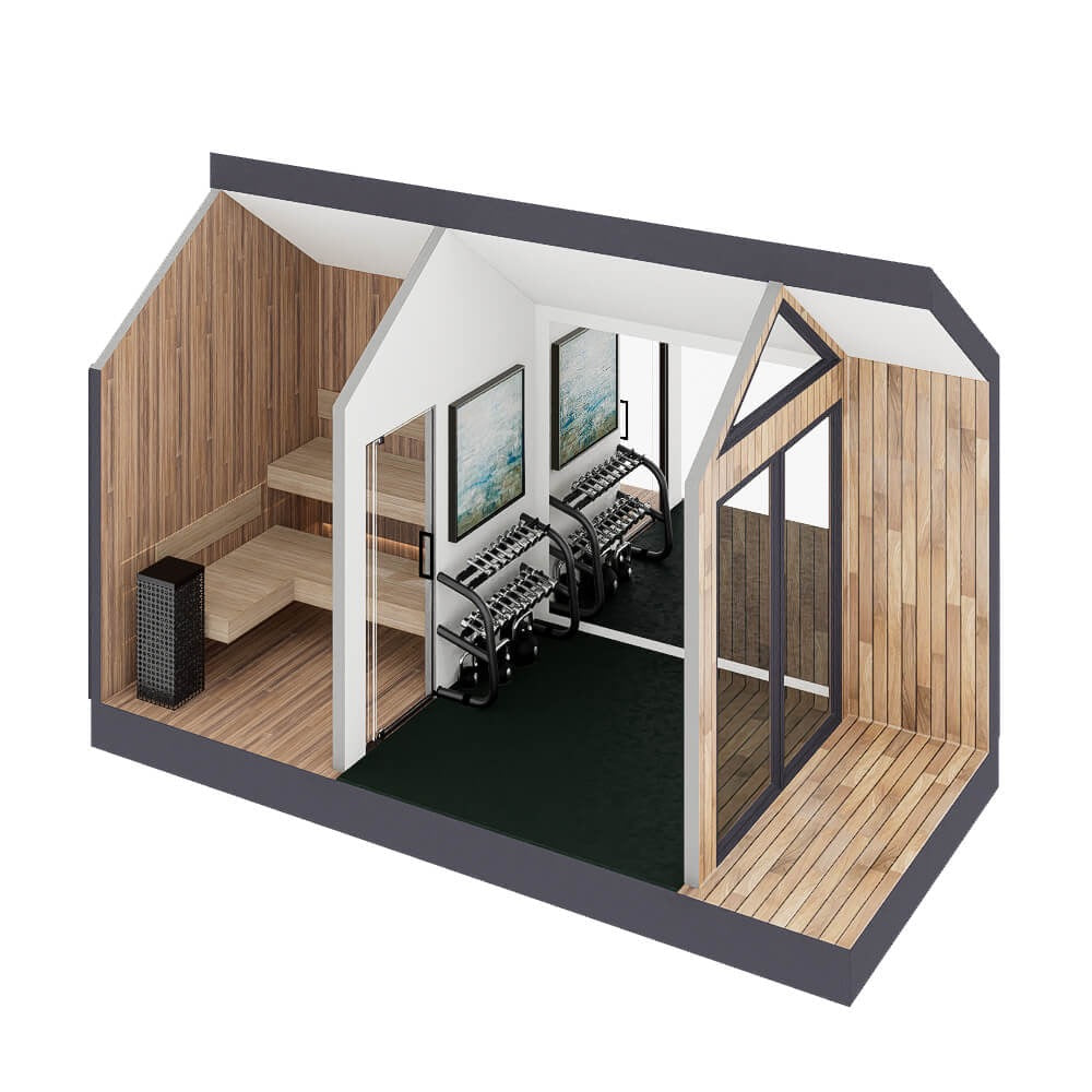Sweaty Yeti Sauna Fit — Sauna & Training Room — view 17