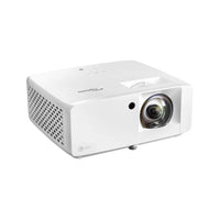 Optoma UHZ35ST 4K 3600 Lumen Laser Ultra Short-Throw Projector — Golf Simulator, Compact, No Shadow