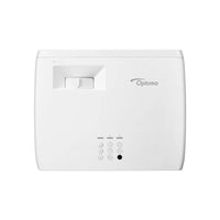 Optoma UHZ35ST 4K 3600 Lumen Laser Ultra Short-Throw Projector — Golf Simulator, Compact, No Shadow