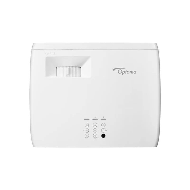 Optoma UHZ35ST 4K 3600 Lumen Laser Ultra Short-Throw Projector — Golf Simulator, Compact, No Shadow
