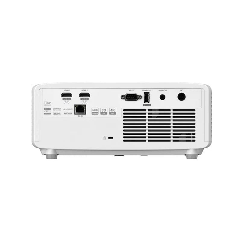 Optoma UHZ35ST 4K 3600 Lumen Laser Ultra Short-Throw Projector — Golf Simulator, Compact, No Shadow