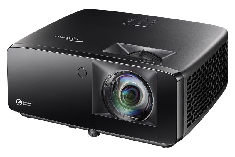 Optoma GT2400HDR 1080p 4000 Lumen HDR Short-Throw Projector — Golf Simulator, Home Theater, Smart Fit