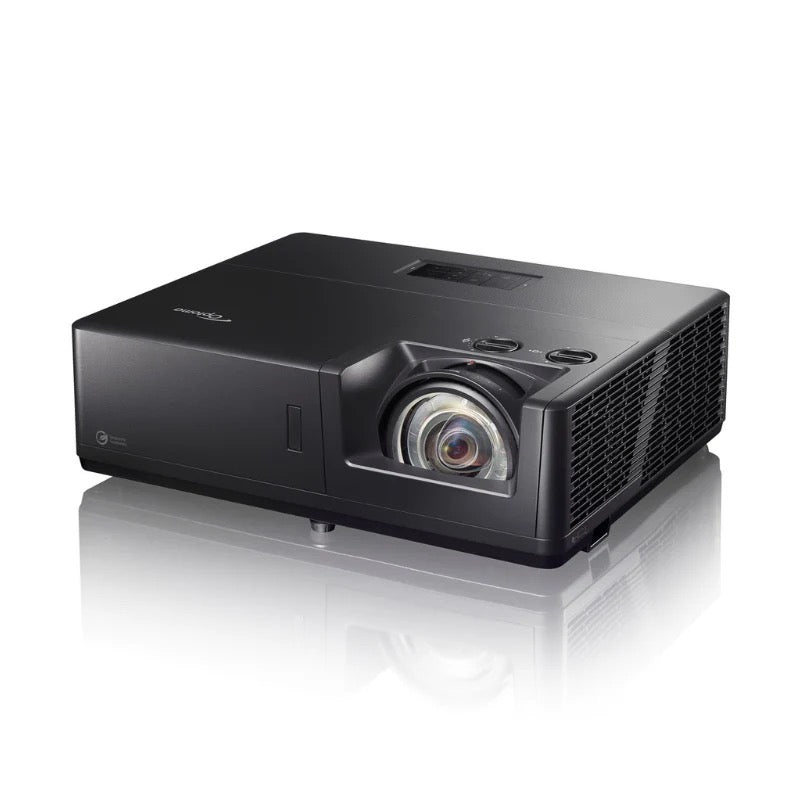 Optoma ZU507TST WUXGA 5000 Lumen Laser Short-Throw Projector — Commercial, Classroom, Golf Simulator