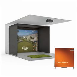 TrackMan 4 Golf Simulator Package | Carl's Pro Enclosure + Appotronics Projector