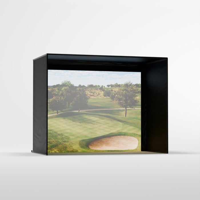 Carl's Place DIY Golf Simulator Enclosure Kit — Custom Sizing, Impact Screen, Made to Order, Home Simulator