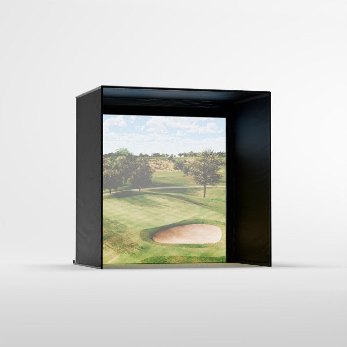 Carl's Place DIY Golf Simulator Enclosure Kit — Custom Sizing, Impact Screen, Made to Order, Home Simulator