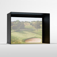 Carl's Place DIY Golf Simulator Enclosure Kit — Custom Sizing, Impact Screen, Made to Order, Home Simulator