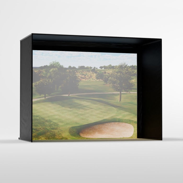 Carl's Place DIY Golf Simulator Enclosure Kit — Custom Sizing, Impact Screen, Made to Order, Home Simulator