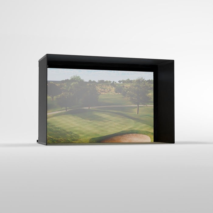 Carl's Place Pro Golf Simulator Enclosure Kit — Commercial Grade, Heavy-Duty Impact Screen, Professional