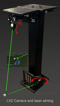 GSA Golf VisTrak LX2 Golf Launch Monitor — Floor-Mounted, Home Simulator
