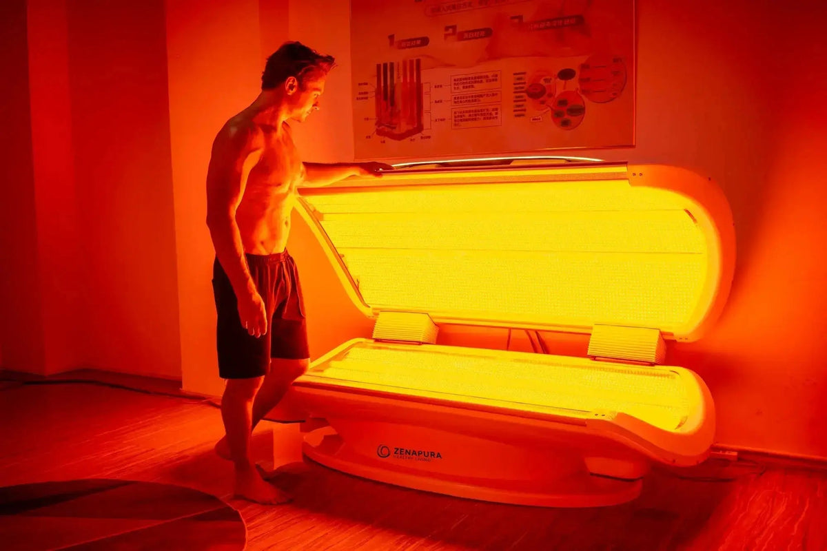 Zenapura MaxiLUX red light therapy bed — product detail 1