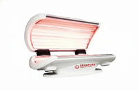 Zenapura MaxiLUX red light therapy bed — white finish