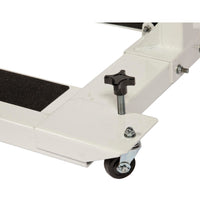 HCI Motorized UBE Table caster and stabilizer detail