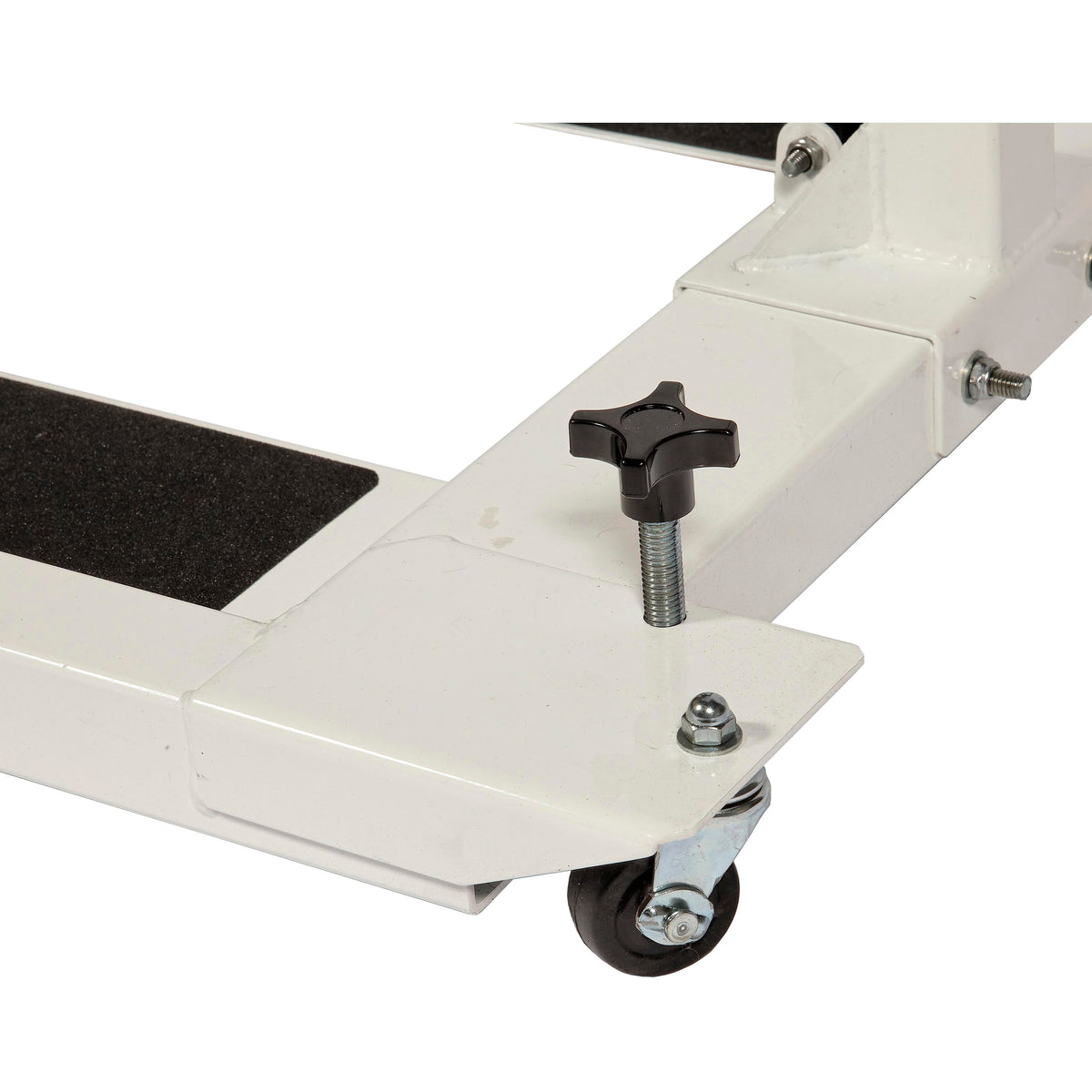 HCI Motorized UBE Table caster and stabilizer detail