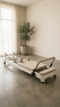 The Core Collab Queen 2.0 Studio Pilates Reformer — Beige