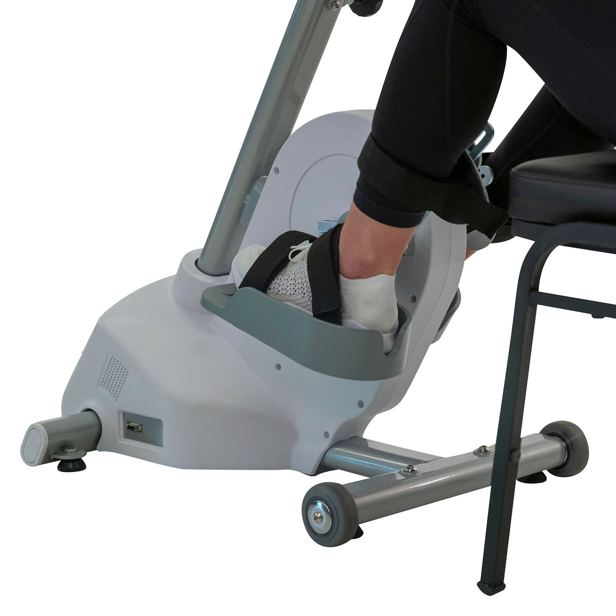 OmniTrainer heel-cup pedal and calf support