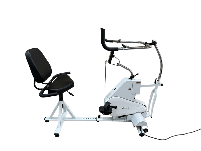 HCI Fitness PowerCycle motorized exercise bike with swivel seat