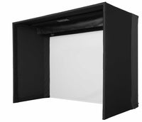 Carl's Place Pro Golf Simulator Enclosure Kit — Commercial Grade, Heavy-Duty Impact Screen, Professional