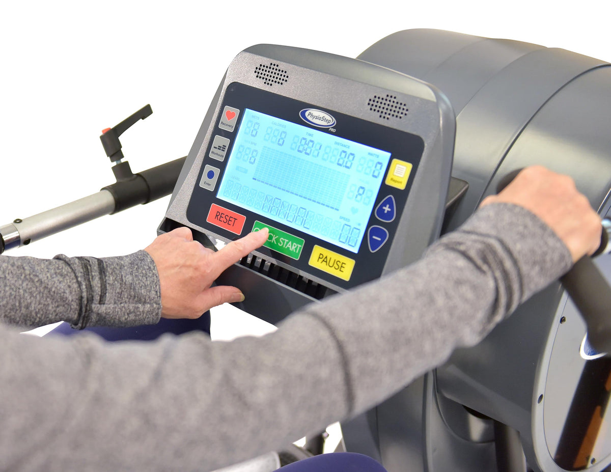 PhysioStep PRO console in use