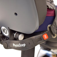 HCI seat belt accessory shown on a compatible trainer